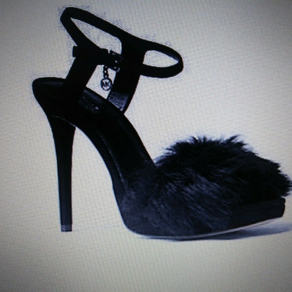 Black Michael Faye Ankle Strap
